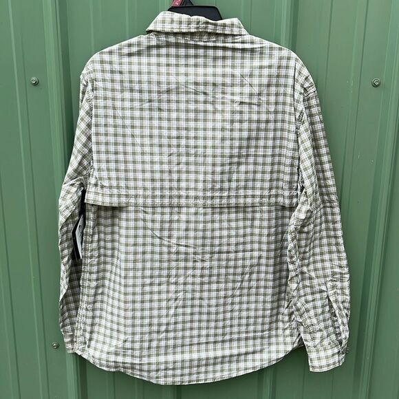 Men's Upstream Outdoor Shirt with Long Sleeves, UPF 50+, Size S - Picture 4 of 11